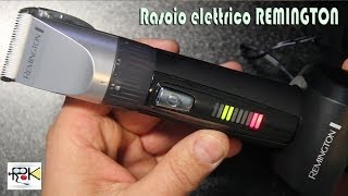 RASOIO ELETTRICO lama in ceramica REMINGTON taglia capelli [upl. by Einnep102]