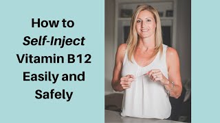 How To SelfInject B12 [upl. by Ahseinar148]