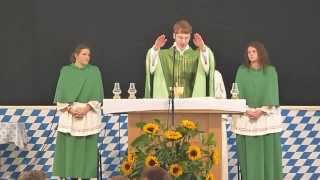 Katholischer Festgottesdienst zelebriert von Kaplan Michael Kinzl [upl. by Noitna]