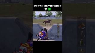 How to correctly call your horse ✅ bgmi bgmiindialive pubgmobile bgmishorts shorts bgmilive [upl. by Corin]