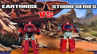 Transformers Comparison Video Earthrise VS Studio Series 86 IRONHIDE [upl. by Morven118]