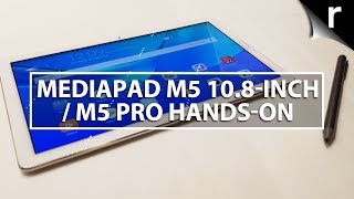 Huawei MediaPad M5 108inchM5 Pro Handson Review [upl. by Ttocserp]