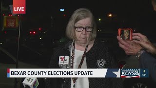 Bexar County elections officials give update on voting numbers as polls close across Texas [upl. by Heyer]