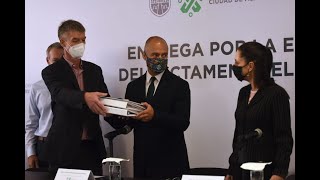 Entrega dictamen técnico de la primera etapa del peritaje de la L12 [upl. by Rich]