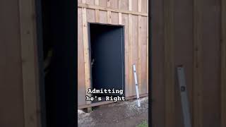 Admitting hes right  pole barn builder  contractor [upl. by Gabor495]