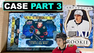 WHAT IS THIS LUCK  202324 Upper Deck Artifacts Hockey Hobby Case Break Part 3 [upl. by Eima]