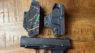 Trigger Guard Holster  QVO Tactical vs Rounded Concealment Express options for Sig P365 Series [upl. by Raf]