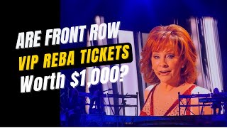 Are Front Row VIP Reba McEntire Concert Tickets Worth 1000 Each Jan 29 2022 in Knoxville TN [upl. by Dymphia]