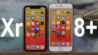 iPhone Xr vs iPhone 8 Plus  Full Comparison [upl. by Hnao]