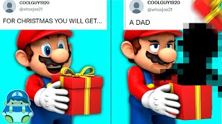 Mario opens Christmas Presents sent by YOU [upl. by Zealand]