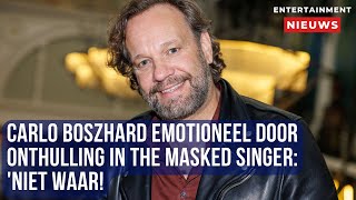 Emotionele onthulling in The Masked Singer raakt Carlo Boszhard diep [upl. by Edda]