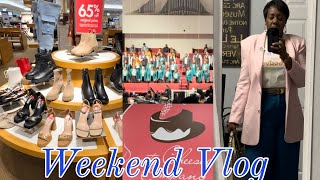 Dillards 65 off shoe sale Black history month celebration New Dessert spotRained Outvlog [upl. by Keane]