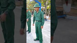 Why did the vietnamese army use wooden helmets Good morning Vietnammilitary army [upl. by Mikahs319]