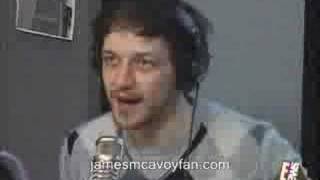 James McAvoy Doing Ryan Seacrest Impersonation [upl. by Adli]