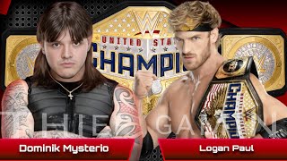 WWE 2K24 • Logan Paul VS Dominik Mysterio  WWE [upl. by Haroun]