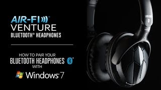 How to Pair Your Bluetooth Headphones with Windows 7 MEE audio Venture [upl. by Rachael]