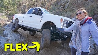 F250 Super Duty Tow Rig or Rock Crawler Let’s Find Out  Moss Wash Trail to Gold King Mansion AZ [upl. by Etnomed]