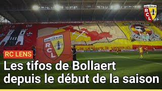 RC Lens  les tifos au stade Bollaert lors de la saison 20232024 [upl. by Hussar]