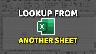 EXCEL VLOOKUP How to Lookup Data From Another Sheet [upl. by Zoller]