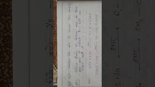 wurtz reaction class 12 वर्ट्ज़ अभिक्रिया कक्षा 12 chemistry most important questions [upl. by Lucilla929]