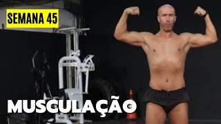 SEM DIETA é ASSIM que o CORPO FICA depois de 45 SEMANAS na MUSCULAÇÃO [upl. by Meriel58]