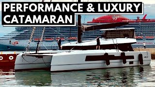 McConaghy 60 PERFORMANCE SAILING CATAMARAN  Luxury Cruising Liveaboard Yacht Tour [upl. by Lutim31]