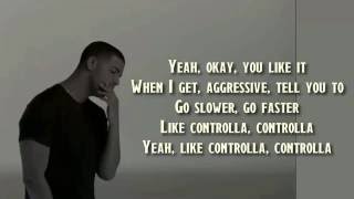 Drake Controlla lyrics video [upl. by Teyut]