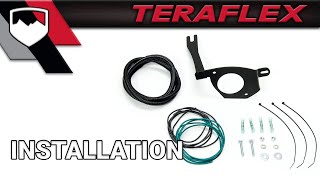 TeraFlex Install Vacuum Pump Relocation Bracket 4403100 [upl. by Robers]