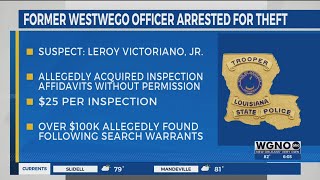 Former Westwego police officer accused of theft profiting over 100K [upl. by Tracee888]