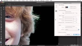 Photoshop CS6  Amélioration du contour dune sélection [upl. by Kinom]