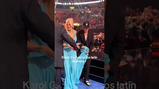 Karol G y feid en Latin Grammy karolg feid ferxxo shorts grammys colombia colombianos [upl. by Kosak]