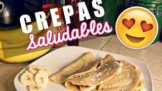 CREPAS SALUDABLES DE AVENA 😍Priscila [upl. by Cohbert554]