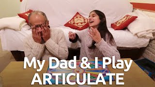 My Dad And I Play The Articulate Game [upl. by Aylmar]