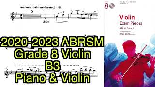 20202023 Abrsm Grade 8 Piano B3 [upl. by Neyuh]