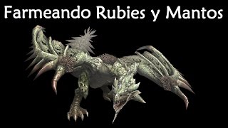 Monster Hunter 4 Ultimate  Farmeo de Rubies y Mantos de Rathian Español mh4u [upl. by Melentha753]