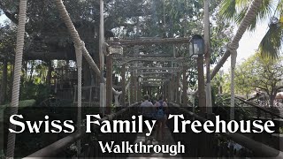 Swiss Family Treehouse Walkthrough at Magic Kingdom [upl. by Anderea]