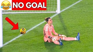 0 IQ Goalkeeping in Womens Football 😂 [upl. by Nosa]