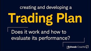 Creating and Developing a Trading Plan Session 4  Trade Plan Performance Assessment [upl. by Glasgo638]