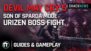 Devil May Cry 5  Urizen Boss Fight  Son of Sparda Mode [upl. by Grimonia]