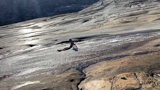 Tenaya Creek Slide  Yosemite Natl Park CA [upl. by Airasor]