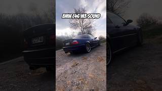 BMW E46 M3 CSL Exhaust Sound 🔥 [upl. by Viviyan279]