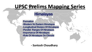 UPSC Prelims Mapping Himalayas upsc prelims2023 mapping prelims map [upl. by Auqinahs]