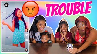 REACTING TO MY DAUGHTER KARISSAS CRINGEY TIK TOKS PART 2 [upl. by Hobbie]