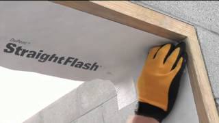 Pressure Roller Applying Fluid Applied WB and Flashing a Window with StraightFlash™  DuPont™ Tyvek® [upl. by Garrek]