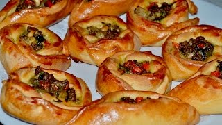 recettes de chaussons aux légumes  viande et fromage فطائر باالجبنة والخضار [upl. by Malinowski549]