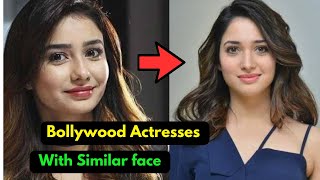 25 Bollywood Actresses Surprisingly Similar Face  Beautiful Bollywood Actress Resemblance Face [upl. by Marleen]