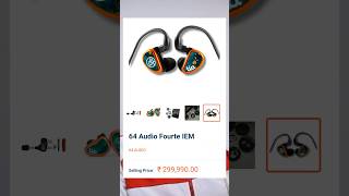 ₹250000 Earbuds 64 Audio Fourte IEM trending shorts expensive [upl. by Isac255]