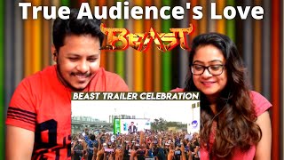 Beast Trailer Theatre Response at Rohini Theatre  Fans Gone Crazy🔥 shorts  MrMrsPandit [upl. by Berkow]