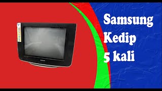 TV SAMSUNG SLIM KEDIP KEDIP By Abdul Mustajib [upl. by Bendite]