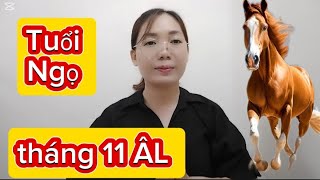 tuoi Ngọ Nam amp Nữ tháng 11 ÂL 2024 tuổi Ngọ nào may mắn nhất xem để biết thêm [upl. by Marylou]